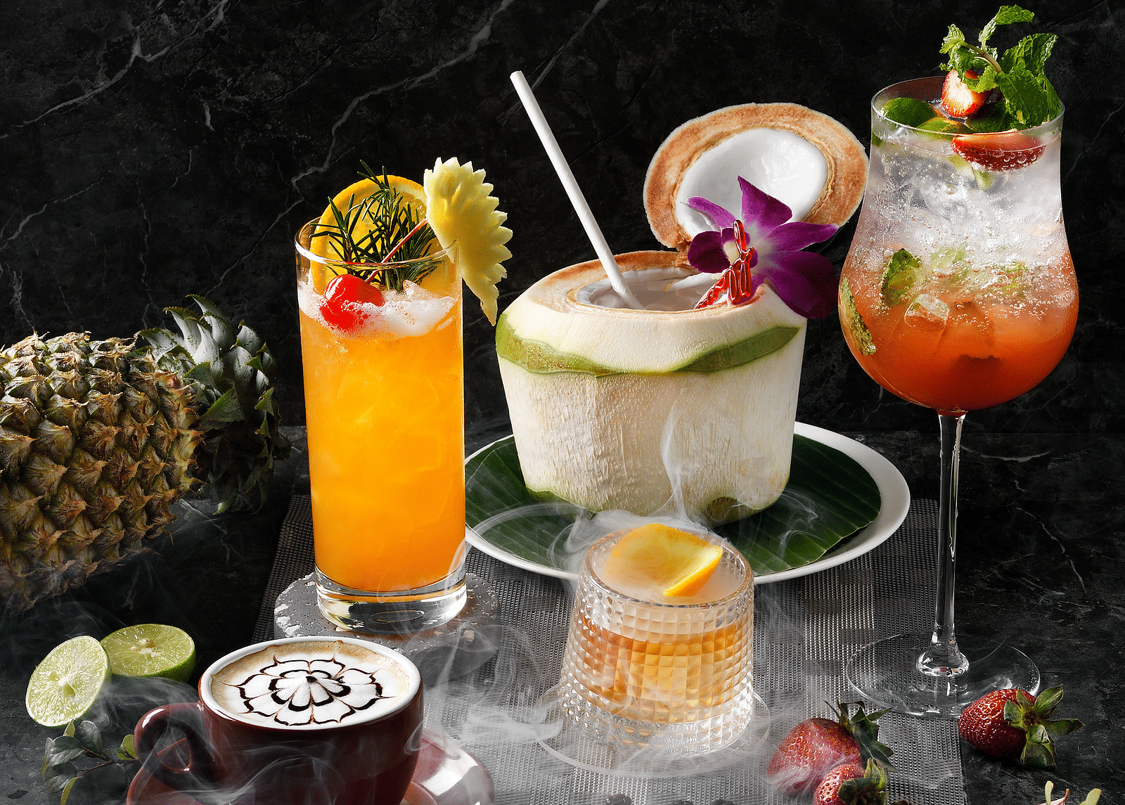 Beverages at Flava Lounge Bar - Night Hotel Bangkok