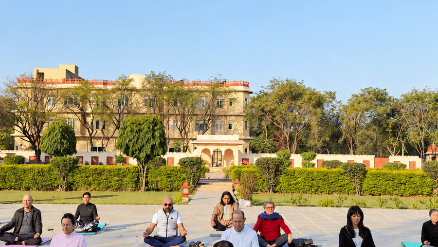 Yoga-UPD-Early morning garden yoga retreat
