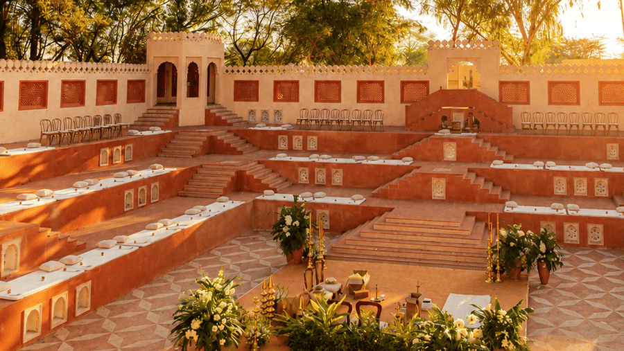 Stepwell Night-Destination Weddings at Umaid Palace Dausa-5