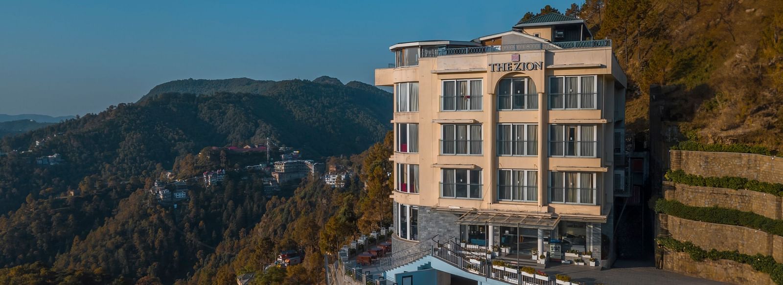 facade image of the zion, shimla
