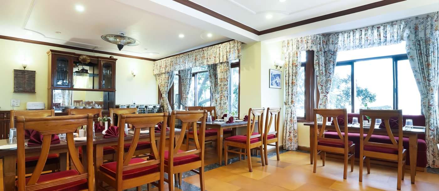 Green Leaf Restaurant at Summit Le Royale is a global cuisine restaurant in Shimla