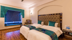 Deluxe Room at Sairafort Sarovar Portico Jaisalmer, best hotel rooms in Jaisalmer