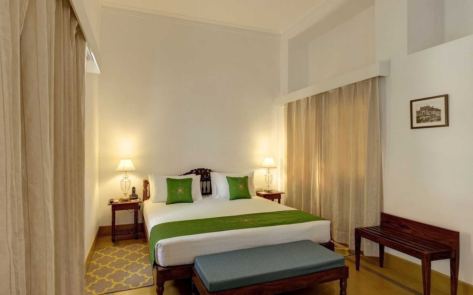 Awadh Room with a double bed at Saraca Hotel, Lucknow