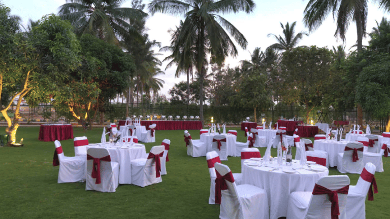 Gardenia garden event venue at Goldfinch Hotels