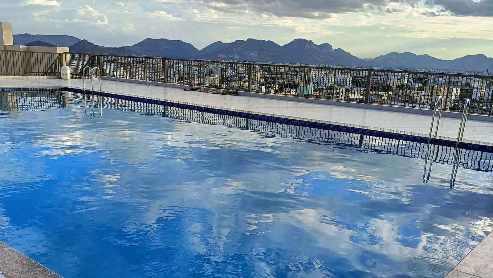 Overview of the Rooftop Pool - Starlit Suites, Tirupati