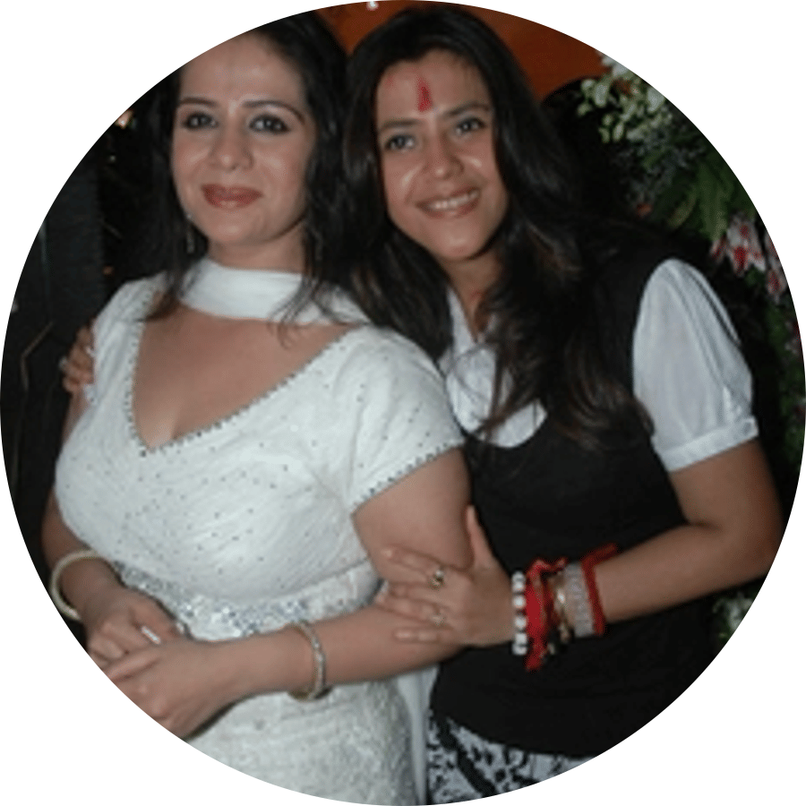ekta kapoor with another woman posing for a picture - IOSIS Spa & Wellness