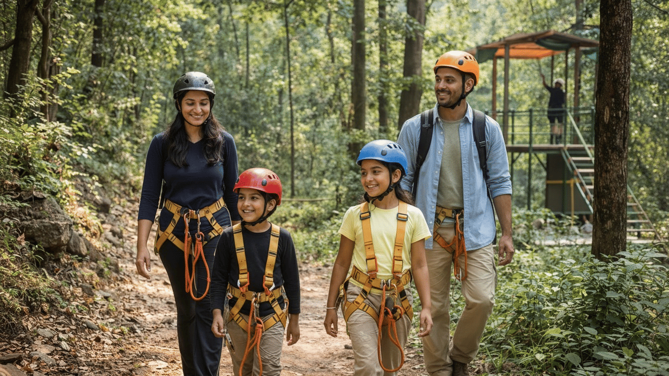 Adventure activities at Nature Trails Durshet near Pune