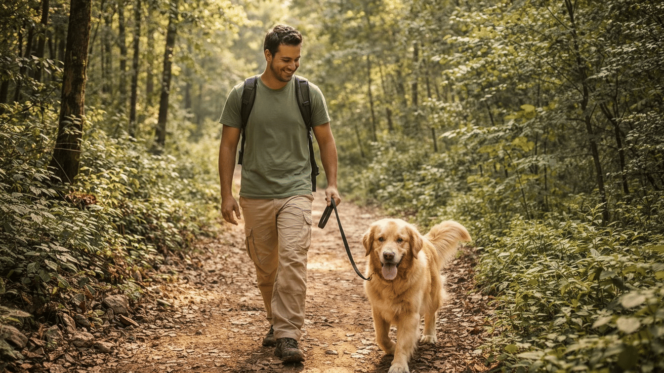 Pet-friendly forest trails at Nature Trails Sajan near Mumbai