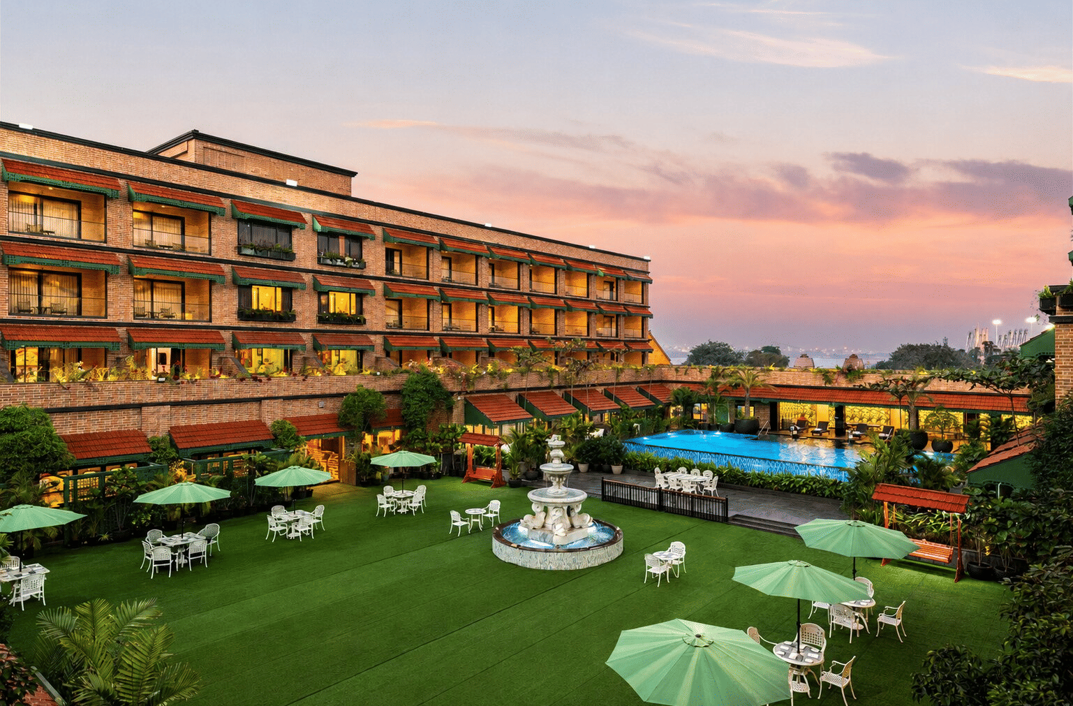 COURTYARD BY THE POOL