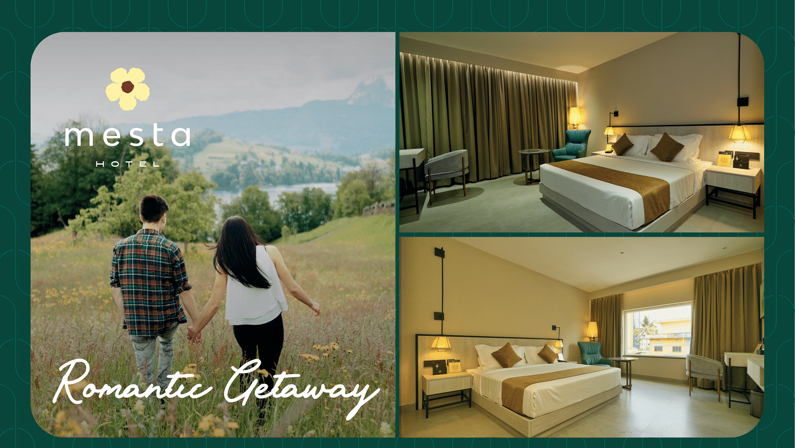Honeymoon signatur poster with inclusion and all the details about the package