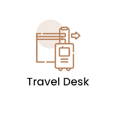 An icon of a desk and trolley kept next to it - Pai Group of Hotels