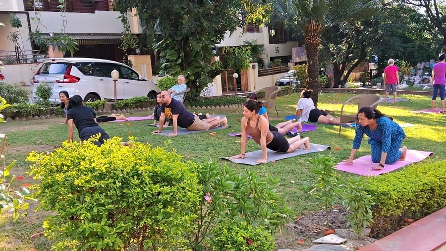 north-goa-yoga @ Lamrin Boutique Cottages, Rishikesh