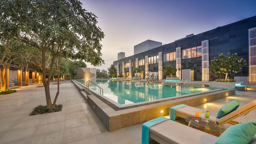 our swimming pool in Gurgaon