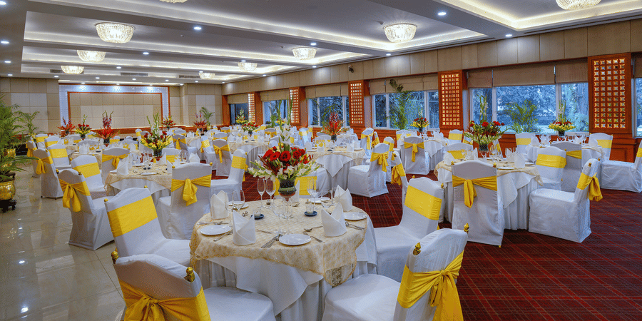 Clarks Varanasi - the sitting area of the conference hall in Varanasi 1