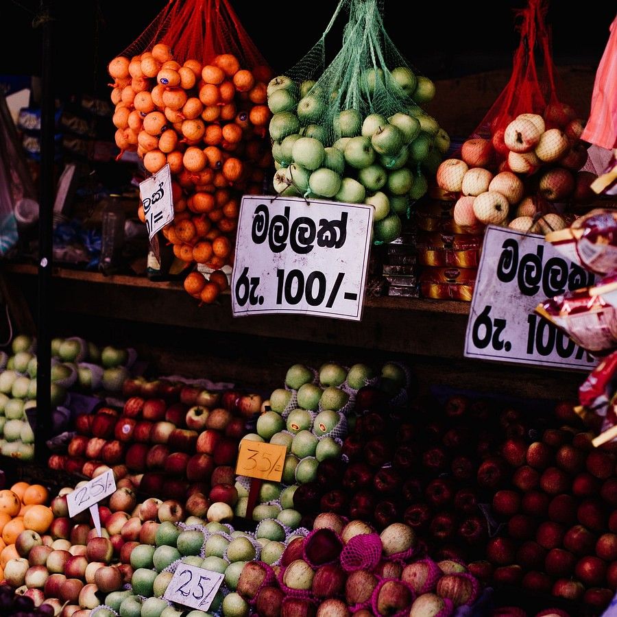 fruits at a stall