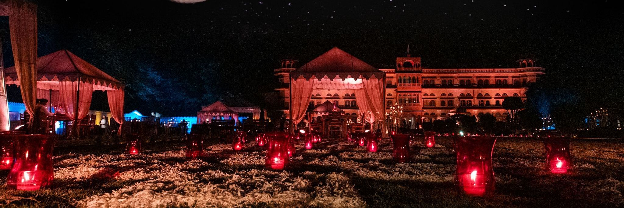 Celebrarion Lawns - Gala Dinner - Wedding Decor- Destination Wedding Resort in Jaipur