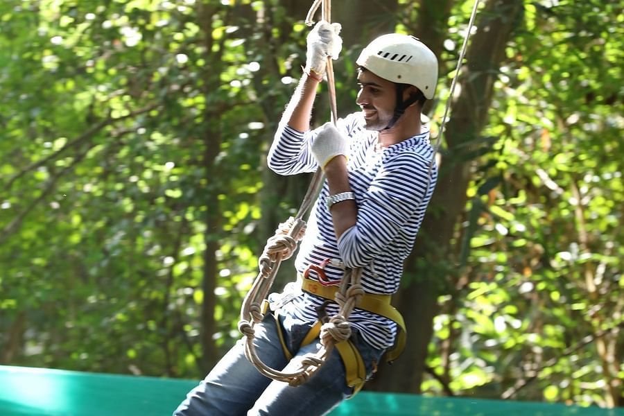 Tarzan Swing - Sajan - Exciting Tarzan Swing at Nature Trails Sajan, offering a thrilling outdoor experience.