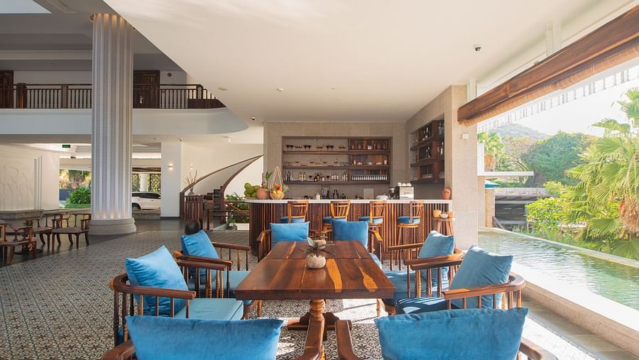 An image of another sitting area with several chairs - Alibu Resort Nha Thrang