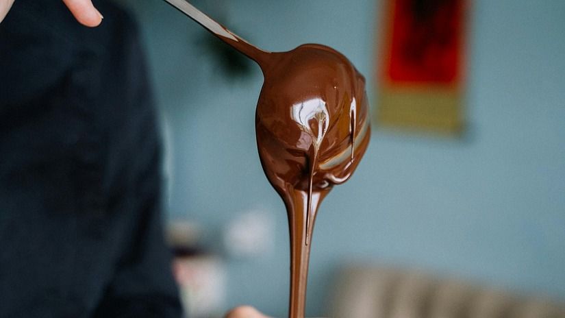 Homemade chocolate 