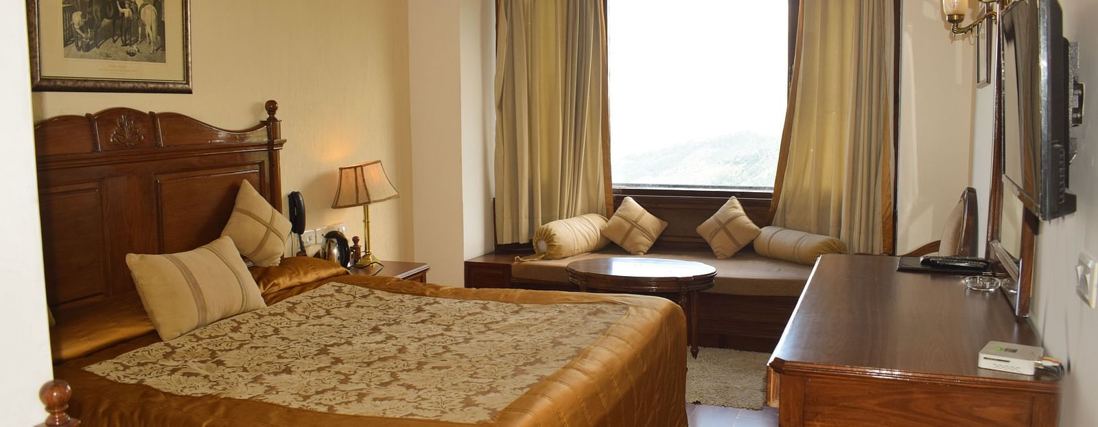 Image featuring Himalayan View Room,  with the beautiful interiors - Sun n Snow Inn, Kausani