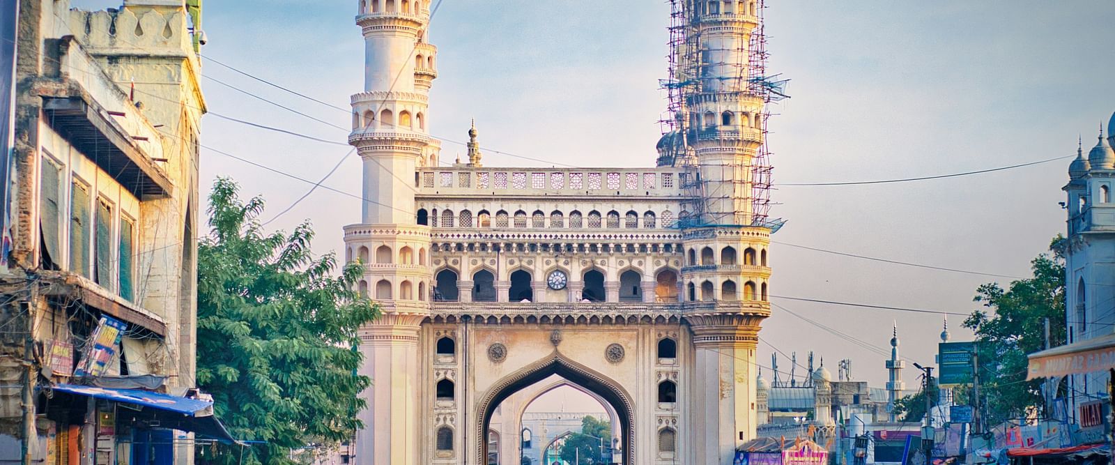 A group people visiting Charminar