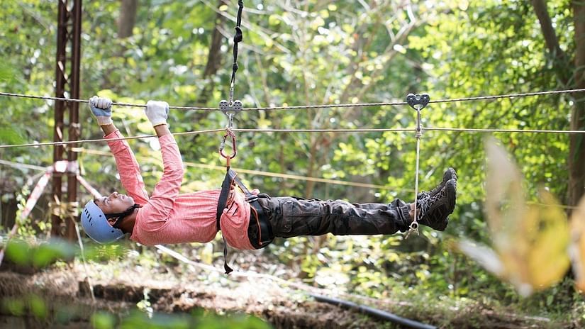 Valley Crossing - Sajan -  offering a fun and adventurous outdoor challenge.