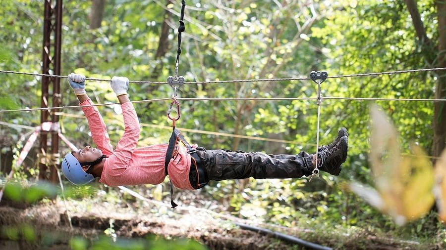 Valley Crossing - Sajan -  offering a fun and adventurous outdoor challenge.