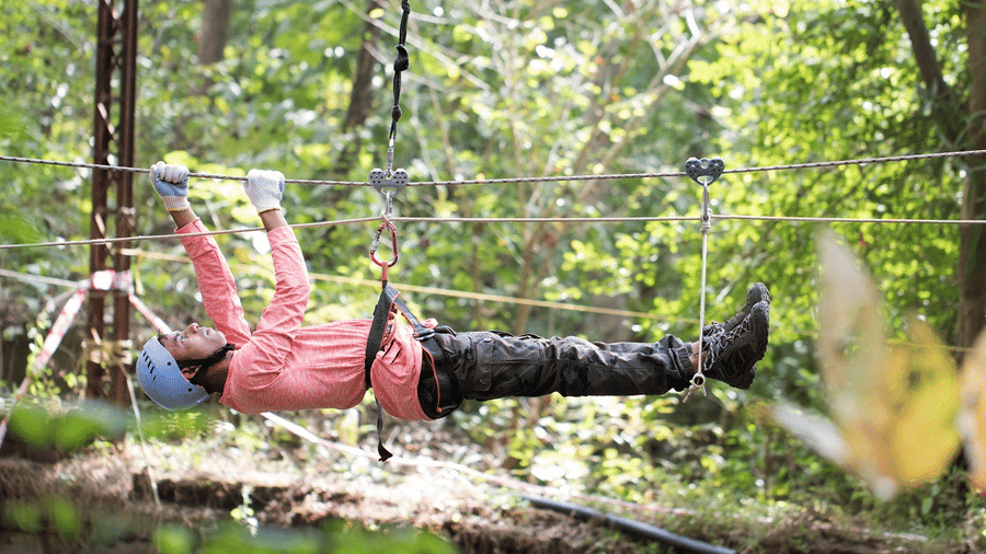 Valley Crossing - Sajan -  offering a fun and adventurous outdoor challenge.