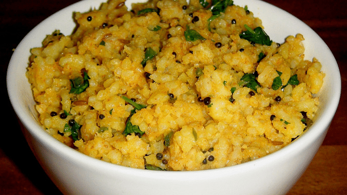 Bowl of khichdi at Hablis Hotel, Chennai