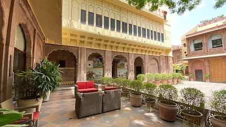 A facade image of Pal Haveli