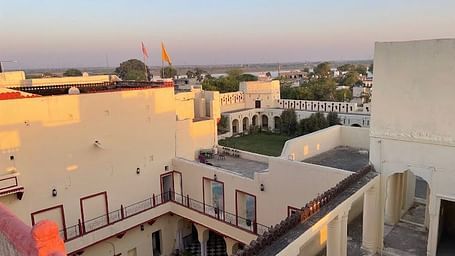 A roof top image of Pachewar Garh Fort