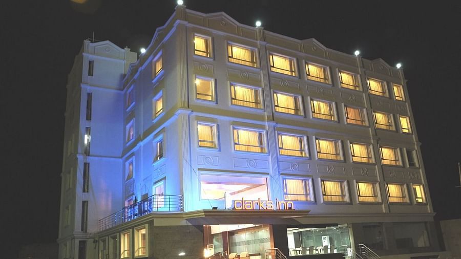 Facade of The Grand Clarks Inn - hotel in Badami 4