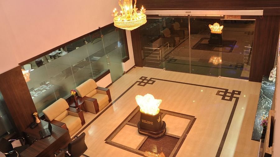 Hall at our hotel in badami
