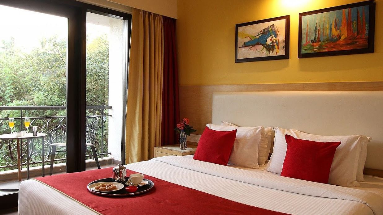 Rosetum Anjuna - the comfortable bedding in our rooms