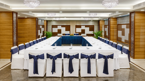 u-shape conference setup at Regency 2 - Kenilworth Hotel, Kolkata