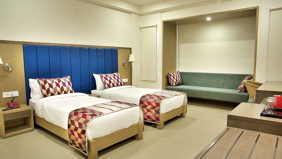 Deluxe Room- City View Rooms at Purple Cloud Hotel - The Smart Bangalore Airport City Hotel 4