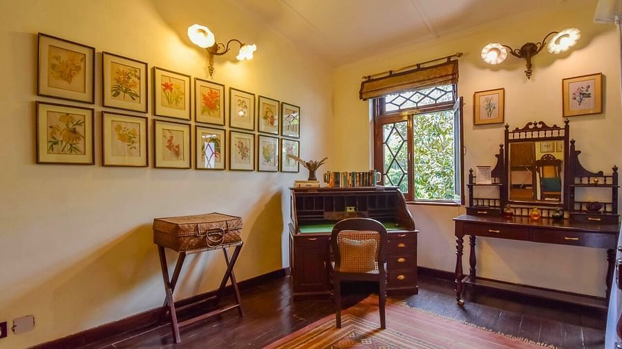 Image of interior of living area of a Hotel Room at Shaheen Bagh Resort Dehradun
