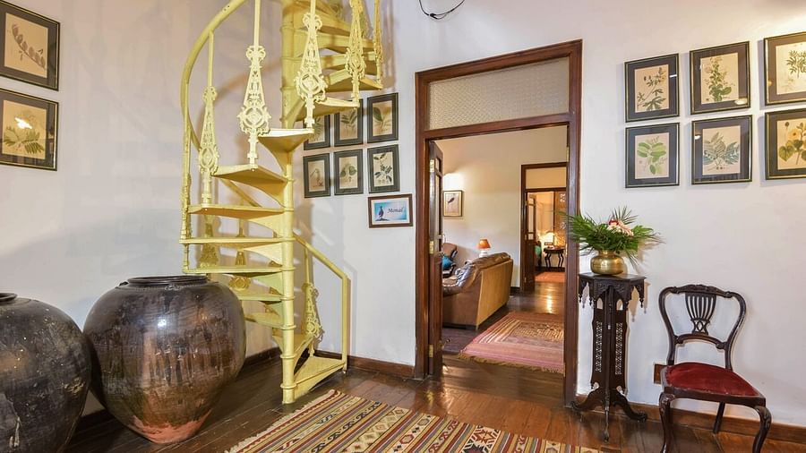 Image of interior of living area of a Hotel Room at Shaheen Bagh Resort Dehradun