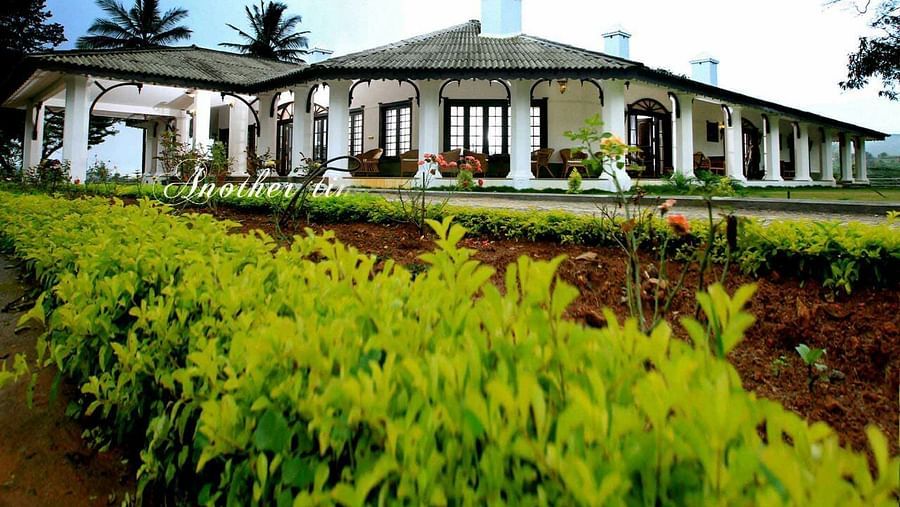 Garden area around our resort in Wayanad