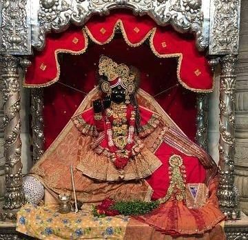 An image of an idol of hindu Goddess