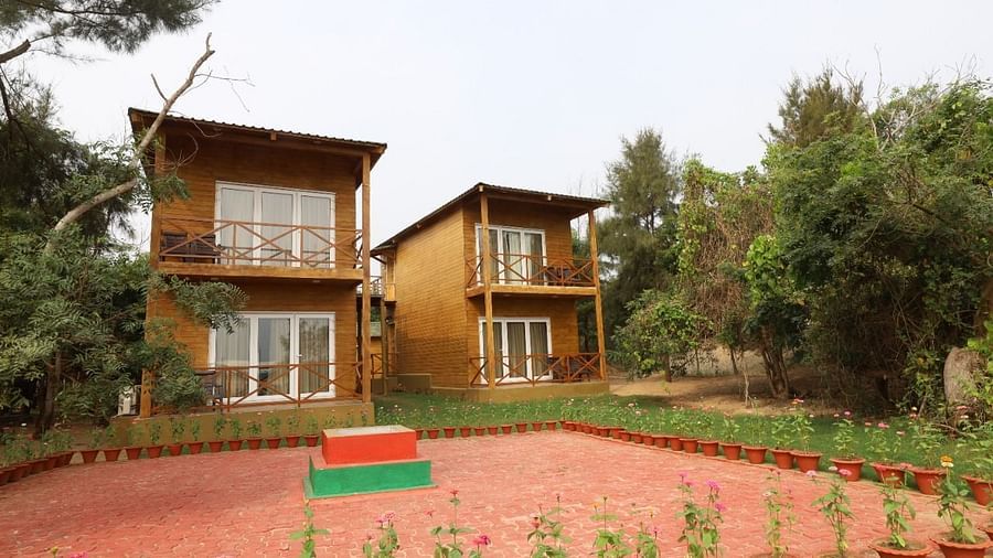 Exterior wide view of Lotus Eco Beach Resort Konark 