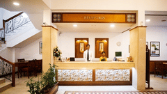 reception at hotel Abad Plaza