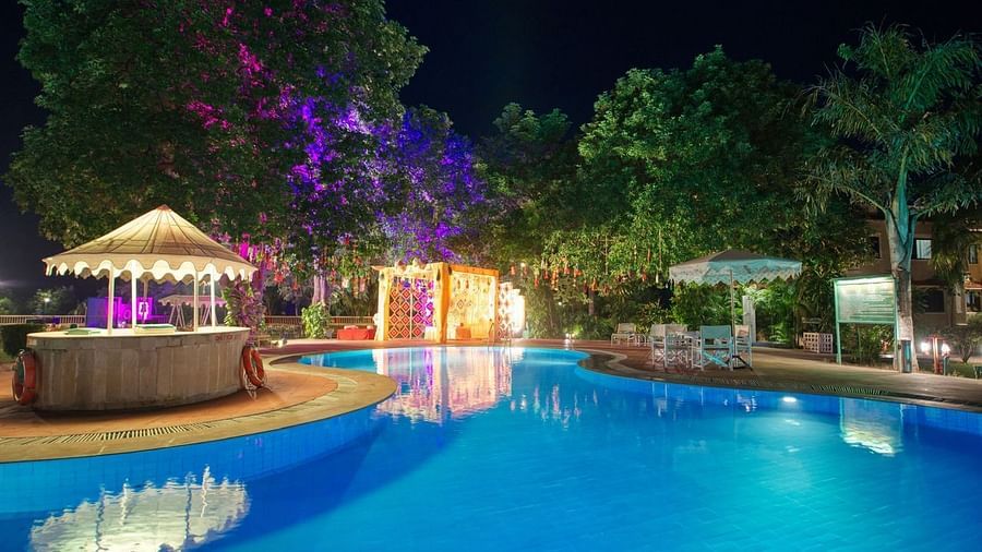 Pool Night view