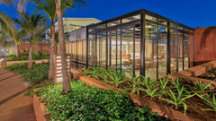 Seating arrangement at  La Concha Alfresco, one of the best restaurants in Benaulim