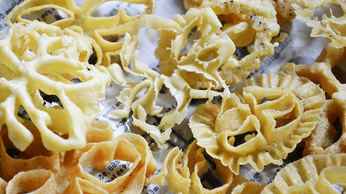 kokis - a snack traditionally eaten during Sinhalese New Year