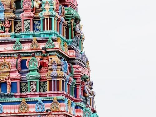 Image of a Meenakshi Amman temple in Madurai