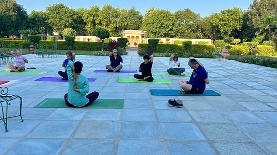 Yoga at Umaid Palace, Dausa 