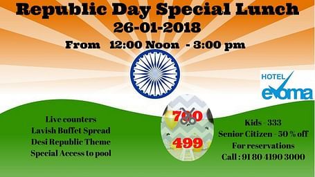 Evoma Hotel K R Puram. BangaloreCall   91 80 4190 3000 2 1