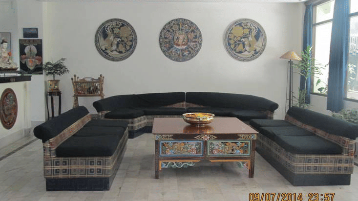 Lobby at Central Hotel Gangtok