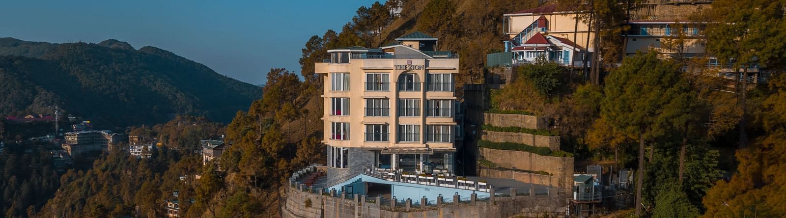 facade image of the zion, shimla